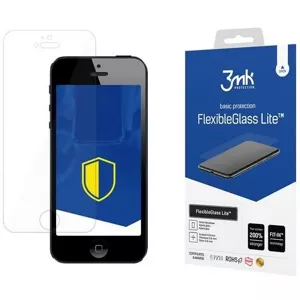 Ochranné sklo 3MK FlexibleGlass Lite iPhone 5/5/SE Hybrid Glass Lite