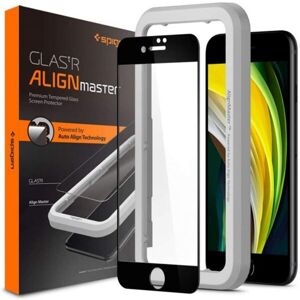 Spigen 3D tvrdené sklo Align FC Apple iPhone SE/8/7 čierne