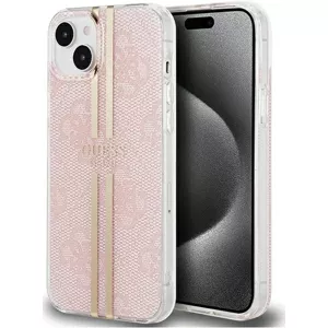 Kryt Guess GUHCP15MH4PSEGP iPhone 15 Plus 6.7" pink hardcase IML 4G Gold Stripe (GUHCP15MH4PSEGP)