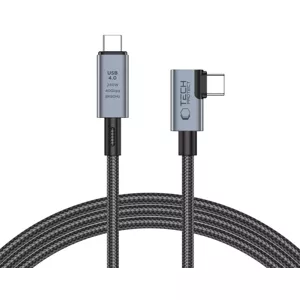 Kábel TECH-PROTECT ULTRABOOST MAX ”L” USB 4.0 8K 40GBPS TYPE-C CABLE PD240W 150CM GREY (5906302309252)