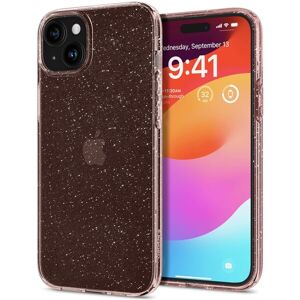 Spigen Liquid Crystal Glitter kryt iPhone 15 Plus ružový