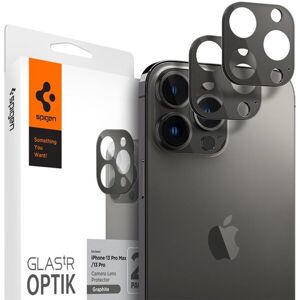 Spigen tR Optik 2 Pack tvrdené sklo na fotoaparát iPhone 13 Pro/Max čierne