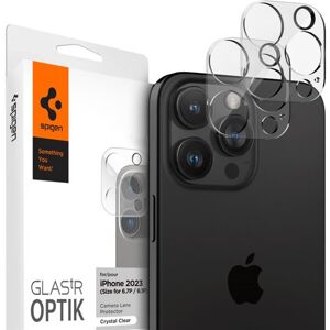 Spigen Glass tR Optik 2 Pack tvrdené sklo na fotoaparát iPhone 15 Pro/15 Pro Max/iPhone 14 Pro/14 Pr