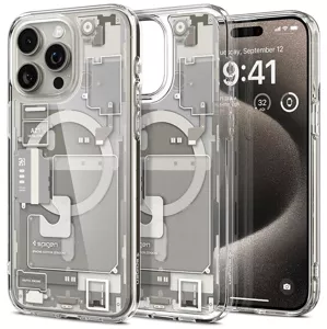 Kryt Spigen Ultra Hybrid MagSafe, zero one natural titanium - iPhone 15 Pro Max (ACS07211)