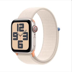 Apple Watch SE GPS + Cellular 40mm hviezdna biela , hliníkové puzdro so športovým remienkom hviezdna biela MRG43QCA