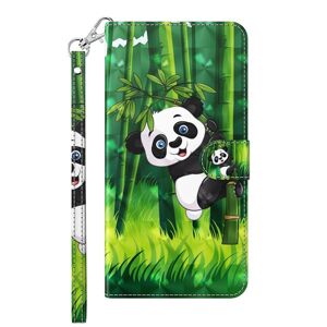 Knižkové puzdro Trendy Cross case Panda – Samsung Galaxy A14 4G/5G