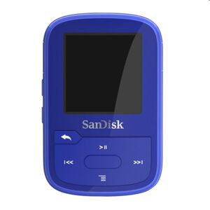 Prehrávač SanDisk MP3 Clip Sport Plus 32 GB, modrý, použitý, záruka 12 mesiacov SDMX32-032G-E46B