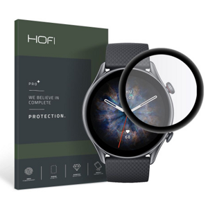 Tvrdené sklo na Amazfit GTR 3 Pro Hofi Hybrid Pro+ čierne