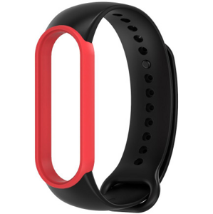 Náhradný remienok na Xiaomi Mi Band 5/6 Tech-protect Iconband čierno-červený