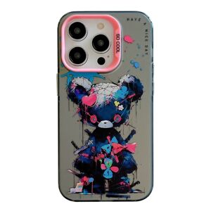 Zadný kryt na mobil Oil Painting case Dotrhaný Medvedík – Apple iPhone 15 Pro