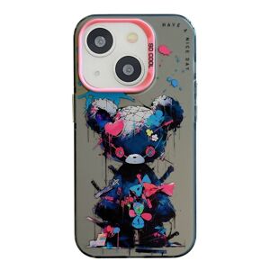 Zadný kryt na mobil Oil Painting case Dotrhaný Medvedík – Apple iPhone 15