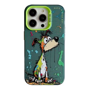 Zadný kryt na mobil Oil Painting case Farebný pes – Apple iPhone 15 Pro Max