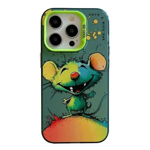 Zadný kryt na mobil Oil Painting case Šťastná Myš – Apple iPhone 15 Pro
