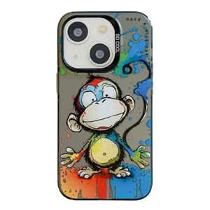 Zadný kryt na mobil Oil Painting case Šťastná Opica – Apple iPhone 15