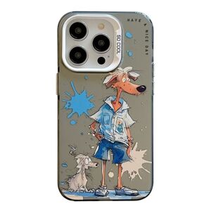 Zadný kryt na mobil Oil Painting case Vlk – Apple iPhone 15 Pro Max